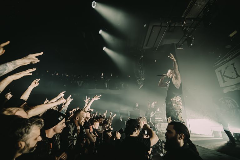 Parkway Drive performing live in Adelaide at Hindley Street Music Hall